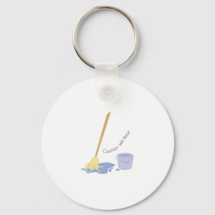 Wet Floor Key Ring