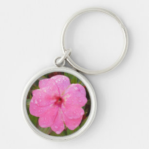Wet Flower key chain