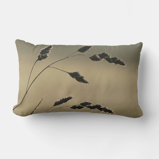 Wet grass ear lumbar cushion (Front)