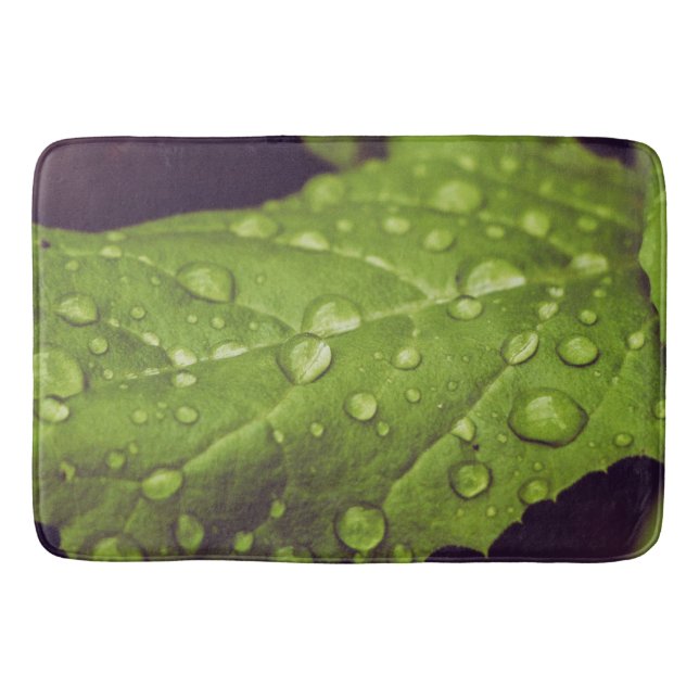 Wet leafs bath mat (Front)