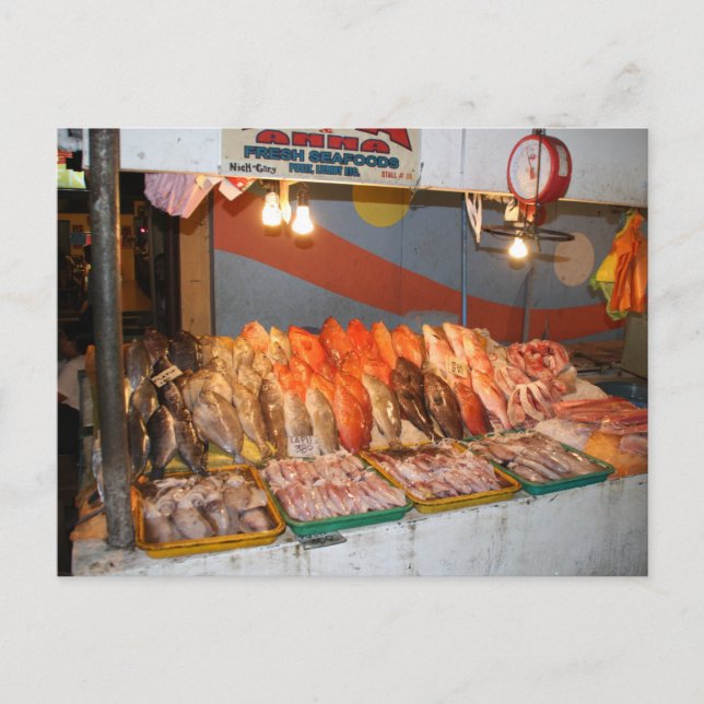 Wet market postcard (Front)