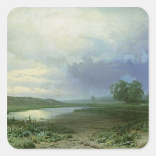Wet Meadow, 1872 Square Sticker