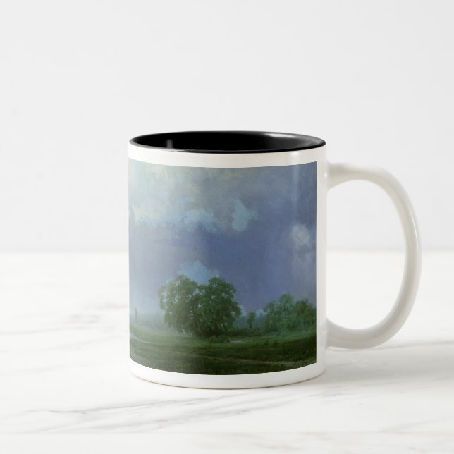 Wet Meadow, 1872 Two-Tone Coffee Mug (Right)