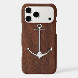 Wet Nautical Mahogany Anchor Steel