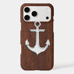 Wet Nautical Mahogany Anchor Steel