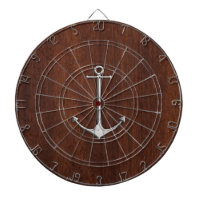 Wet Nautical Mahogany Anchor Steel
