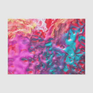 Wet paint colourful abstract art palette tissue paper