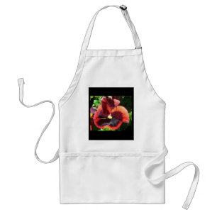 Wet Pansy Apron