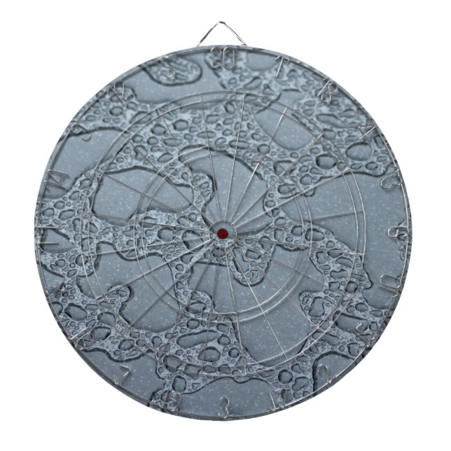 Wet Puddles of Rain (Raindrops) Dartboard (Front)
