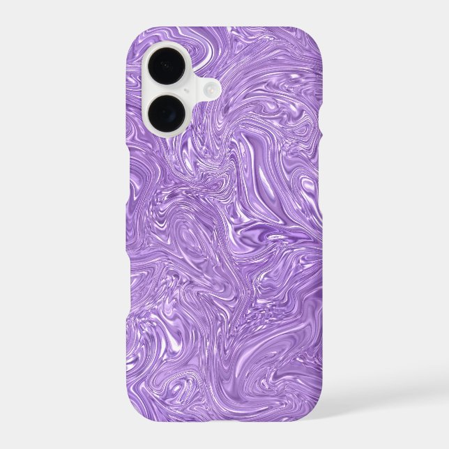 Wet Purple Modern Abstract  (Back)
