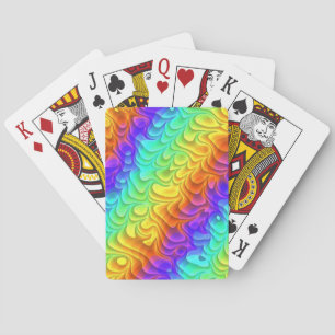 Wet Rainbow Playing Cards
