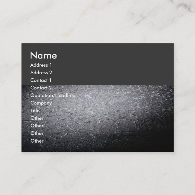 Wet Street Business Card (Front)