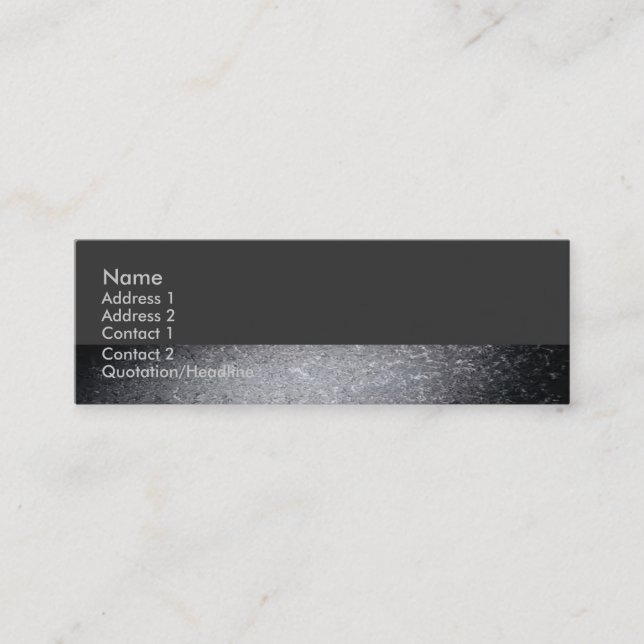 Wet Street Business Card (Front)
