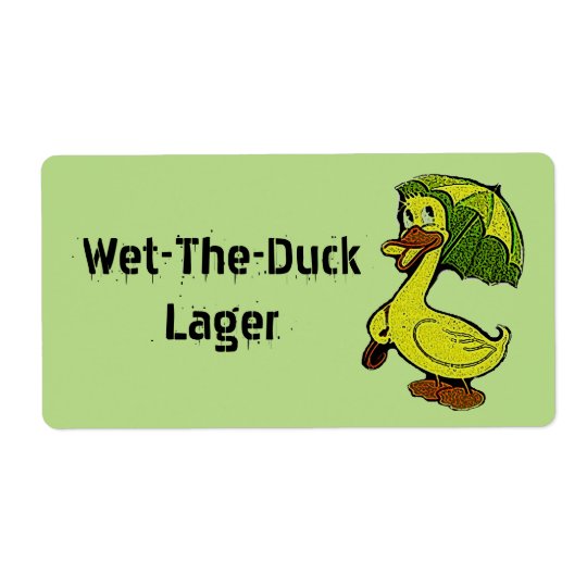 Wet The Duck Wet-the-duck Beer Gifting Labels