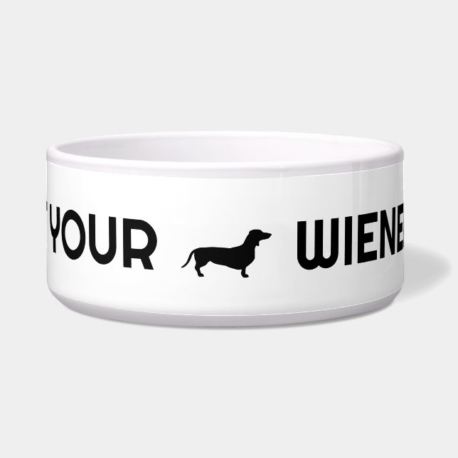 WET YOUR WIENER WATER BOWL (Front)