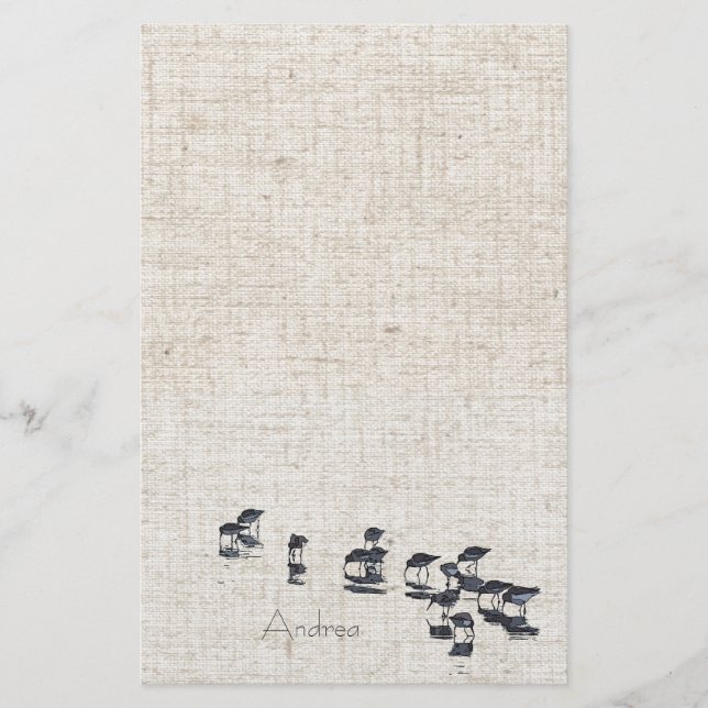 Wetlands Birds Stationery (Front)