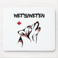 Wet'suwet'en Howling Wolf Haida Style Tattoo Colou