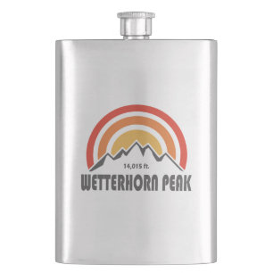 Wetterhorn Peak Hip Flask