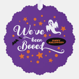We've Been Booed Halloween Hanging Decor Tree Decoration Card