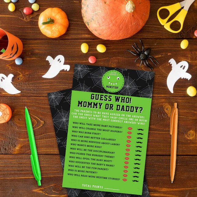 "We've Created A Monster" Halloween Baby Shower (Creator Uploaded)