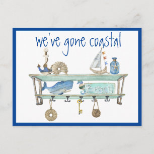 We've Gone Coastal Moving Announcement Beach