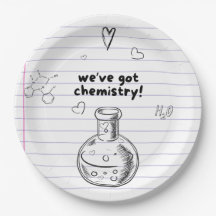 We've Got Chemistry Paper Plates