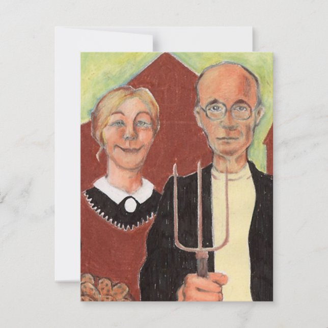 We've Moved Announcement American Gothic Ranch (Front)