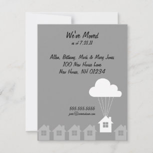 We've Moved Announcement Cards