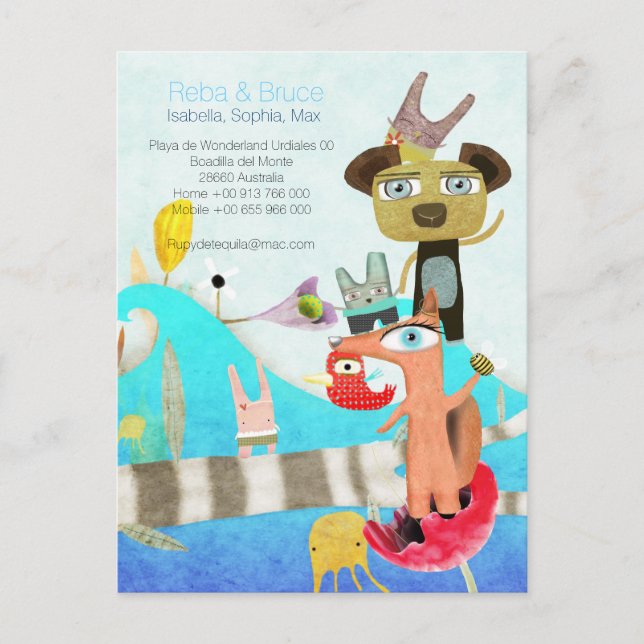 We've moved Australia Postcards (Front)