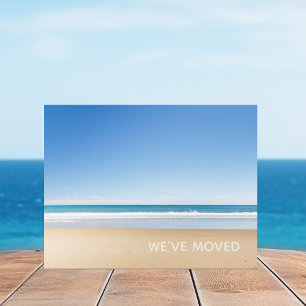 We've Moved Beach Home New Address Announcement