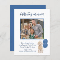 We've Moved Celebrating Dog Family Photo Budget