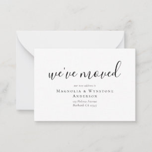 We've Moved Change of Address Insert Card