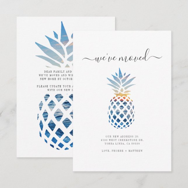 Weve Moved Change of Address Moving Announcement (Front/Back)