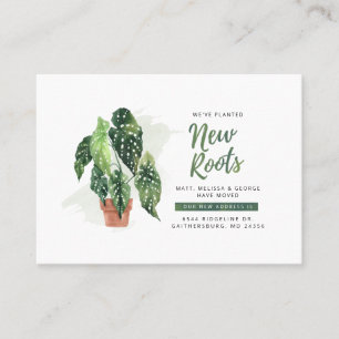 We've Moved Change of Address Moving New Home Business Card