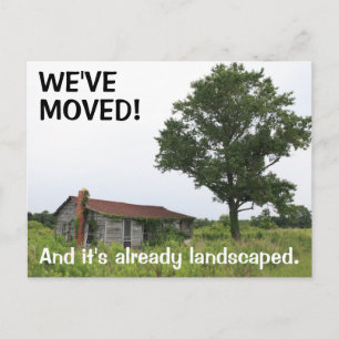 We've Moved Change Of Address Postcard