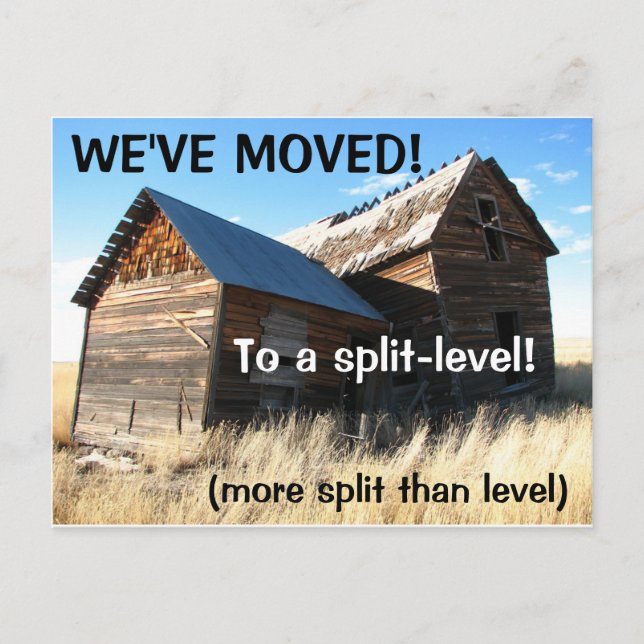 We've Moved Change Of Address Postcard (Front)