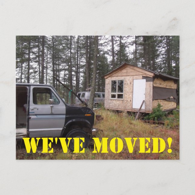 We've Moved Change Of Address Postcard (Front)