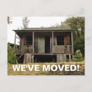 We've Moved Change Of Address Postcard