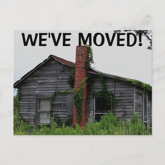 We've Moved Change Of Address Postcard (Front)