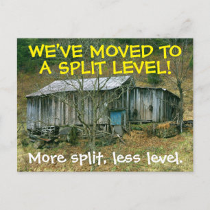 We've Moved Change Of Address Postcard