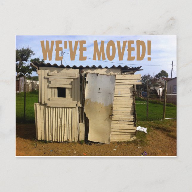 We've Moved Change Of Address Postcard (Front)