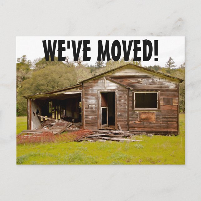 We've Moved Change Of Address Postcard (Front)