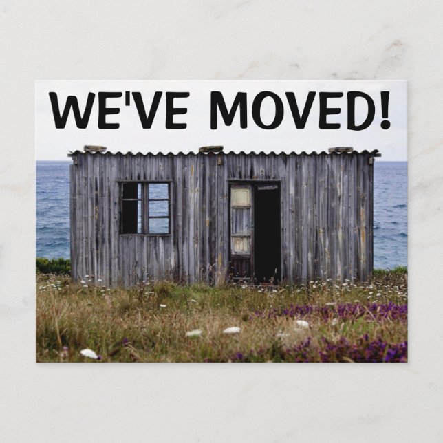 We've Moved Change Of Address Postcard (Front)