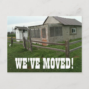 We've Moved Change Of Address Postcard