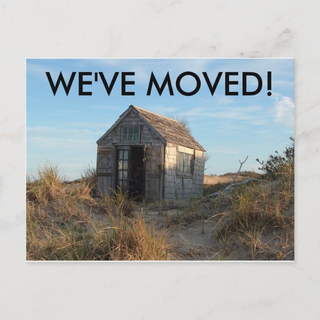 We've Moved Change Of Address Postcard (Front)