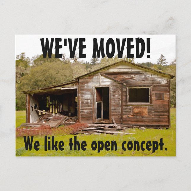 We've Moved Change Of Address Postcard (Front)