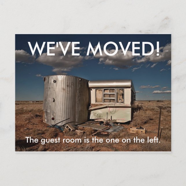 We've Moved Change Of Address Postcard (Front)
