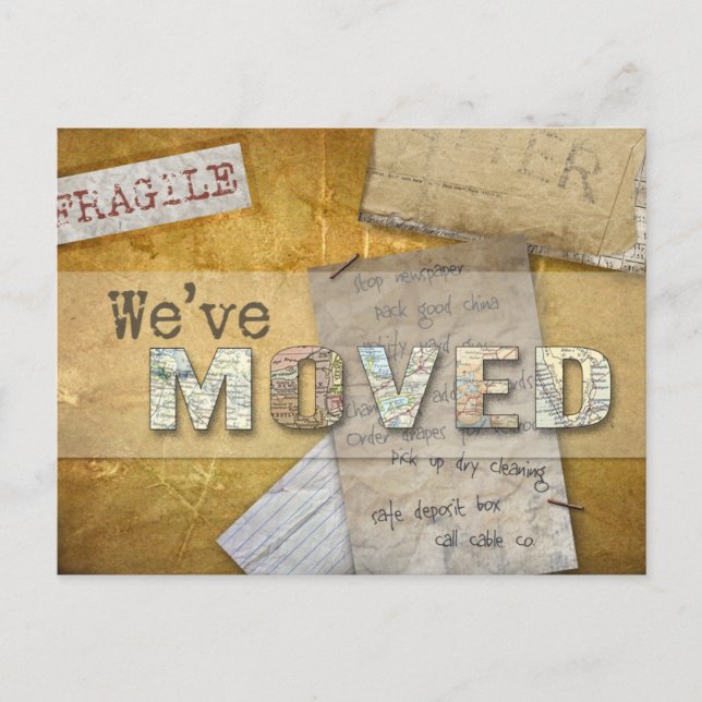 "We've Moved" Change of Address Postcard (Front)