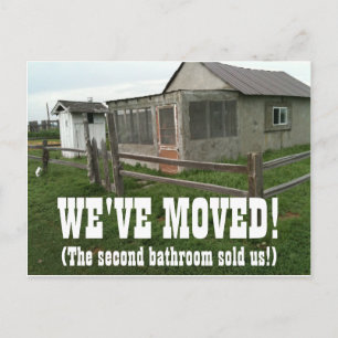 We've Moved Change Of Address Postcard