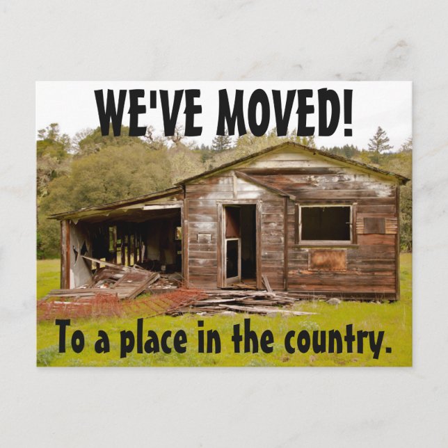 We've Moved Change Of Address Postcard (Front)